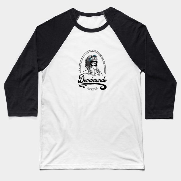 Demimonde Baseball T-Shirt by JaqiW